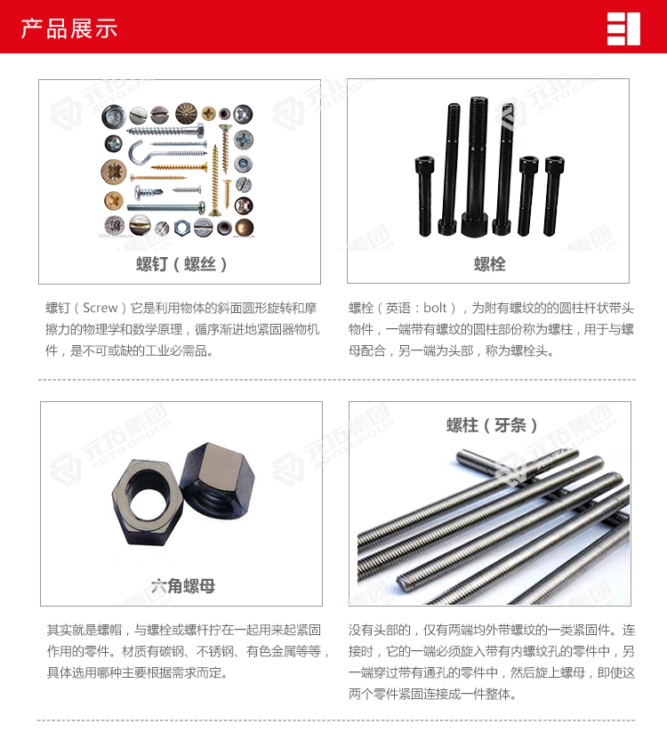 吊環螺栓產品展示